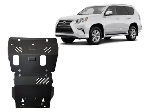 Viimeinen Mahdollisuus Pohjapanssari Lexus GX (2010➟), moottori, vaihdelaatikko, etupuskuri, terästä 🙂