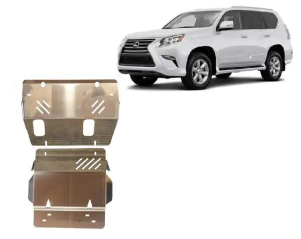 Pohjapanssari Lexus GX (2010➟), moottori, jäähdytin, etupuskuri, alumiinia 🙂 Tarjoushinta
