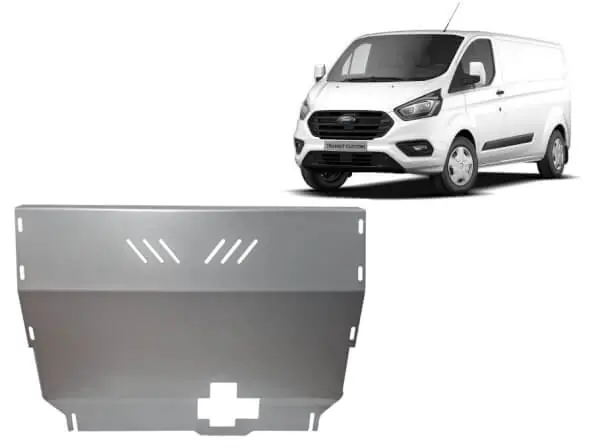 Lähetetään Heti Pohjapanssari Ford Transit Custom (2020-2023), moottori, vaihdelaatikko, jäähdytin, etupuskuri, alumiinia 🙂