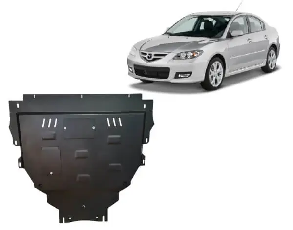 Kausialennus Pohjapanssari Mazda 3 (2003-2009), moottori, vaihdelaatikko, jäähdytin, terästä 🙂