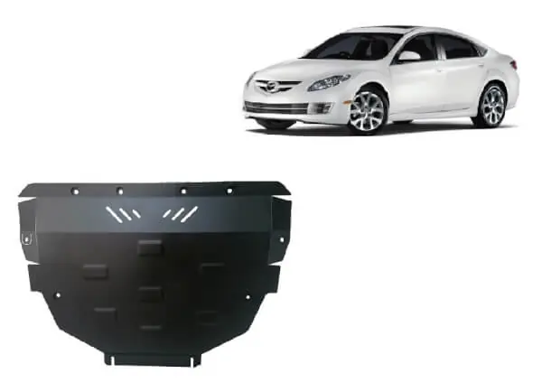 Heti Saatavilla Pohjapanssari Mazda Atenza (2007-2012), moottori, vaihdelaatikko, jäähdytin, terästä 🙂