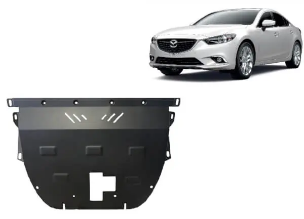 Nopea Toimitus Pohjapanssari Mazda 6 (2013➟), moottori, vaihdelaatikko, jäähdytin, terästä 🙂