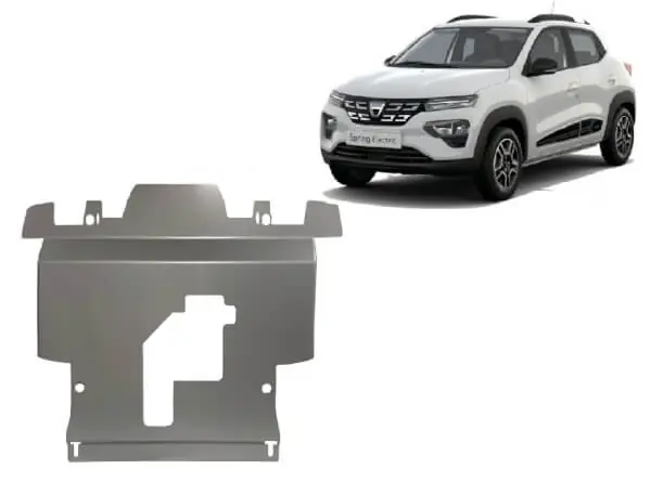 Pohjapanssari Dacia Spring (2021-2024), moottori, vaihdelaatikko, jäähdytin, alumiinia 🙂 Nopea Toimitus