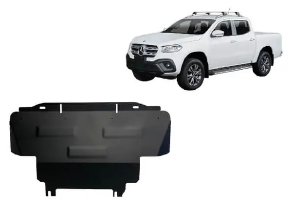 Poisto Pohjapanssari Mercedes-Benz X-Sarja (2017-2020), jäähdytin, terästä 🙂
