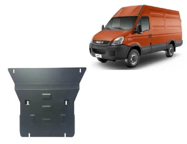 Tehdashinta Pohjapanssari Iveco Daily (2006-2011), moottori, jäähdytin, terästä 🙂