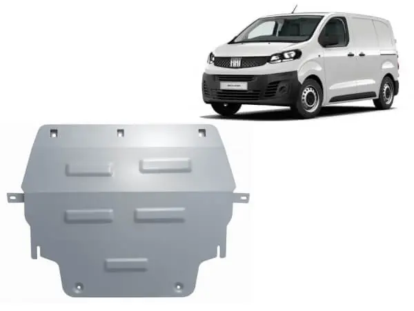 Tehdashinta Pohjapanssari Fiat Scudo (2022➟), moottori, vaihdelaatikko, jäähdytin, alumiinia 🙂