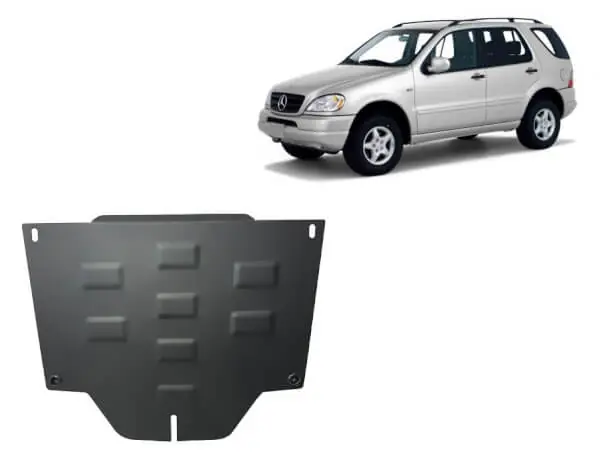 Pohjapanssari Mercedes-Benz ML (1998-2005), takatasauspyörästö, terästä 🙂 Ilmainen Palautus