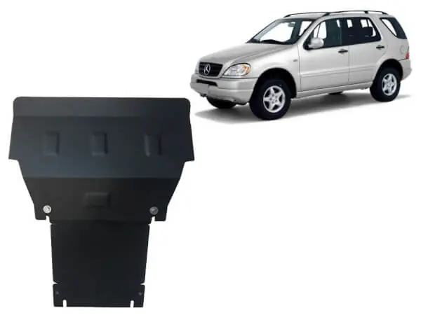 Edullinen Hinta Pohjapanssari Mercedes-Benz ML (1998-2005), moottori, jäähdytin, etupuskuri, terästä 🙂