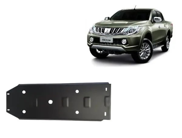 Pohjapanssari Mitsubishi L200 (2015➟), polttoainetankki, terästä 🙂 Alennus