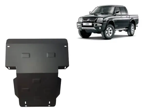Rajoitettu Tarjous Pohjapanssari Mitsubishi L200 (1998-2007), moottori, etupuskuri, terästä 🙂