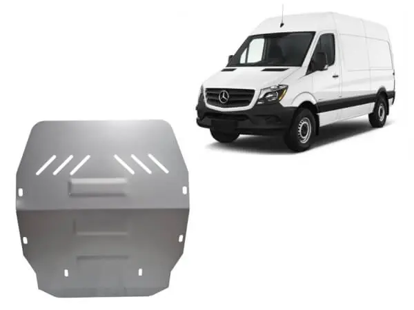 Pohjapanssari Mercedes-Benz Sprinter (2006-2018), moottori, vaihdelaatikko, alumiinia 🙂 Tilaa Heti