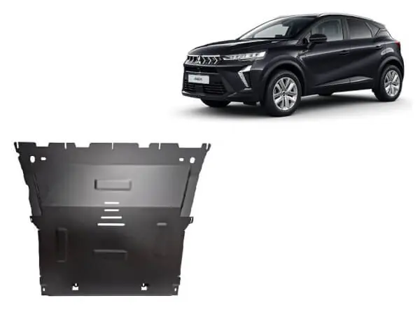 Lähetetään Heti Pohjapanssari Mitsubishi ASX (2023➟), moottori, vaihdelaatikko, jäähdytin, terästä 🙂