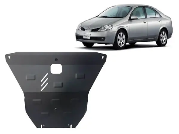 Pohjapanssari Nissan Primera (2001-2007), moottori, vaihdelaatikko, jäähdytin, terästä 🙂 Bestseller