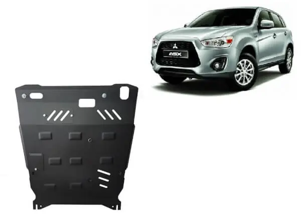 Merkkituote Pohjapanssari Mitsubishi ASX (2010-2022), moottori, vaihdelaatikko, terästä 🙂