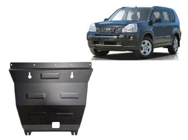 Paras Hinta Pohjapanssari Nissan X-Trail (2007-2013), moottori, vaihdelaatikko, jäähdytin, etupuskuri, terästä 🙂