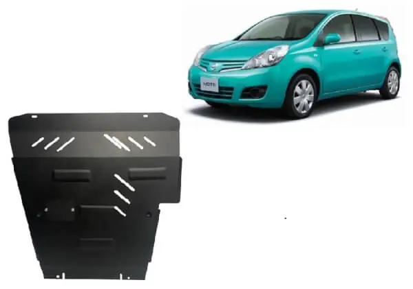 Pohjapanssari Nissan Note (2005-2013), moottori, vaihdelaatikko, terästä 🙂 Vain Tänään