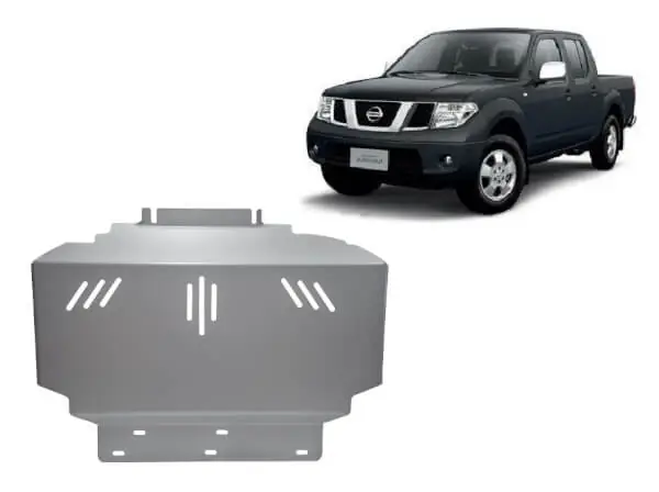 Pohjapanssari Nissan Navara (2005-2015), moottori, alumiinia 🙂 Uusi Kokoelma