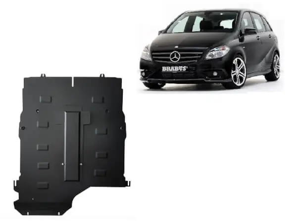 Pohjapanssari Mercedes-Benz B-Sarja (2005-2011), moottori, vaihdelaatikko, terästä 🙂 Lähetetään Heti