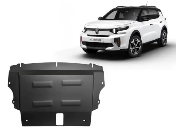 Nopea Toimitus Pohjapanssari Citroën C3 Aircross (2024➟), moottori, vaihdelaatikko, terästä 🙂