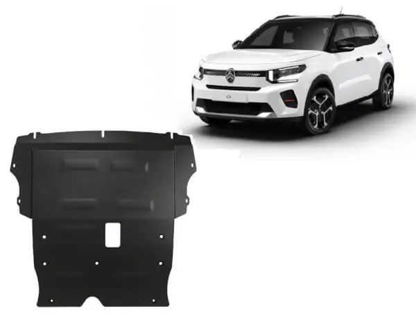 Pohjapanssari Citroën C3 (2025➟), moottori, vaihdelaatikko, terästä 🙂 Löytö