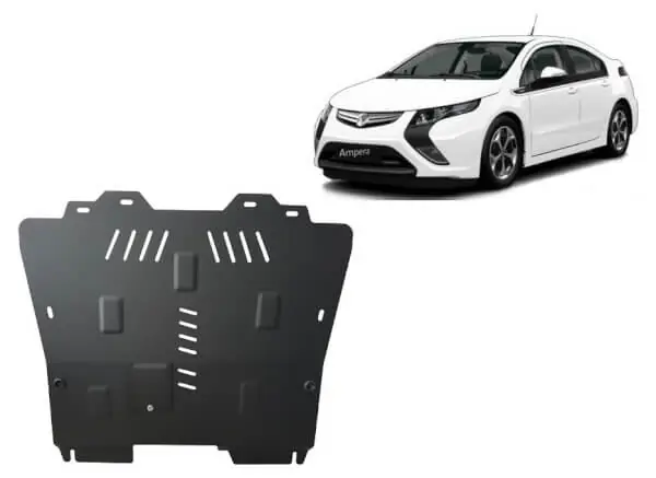 Merkkituote Pohjapanssari Opel Ampera (2011-2019), moottori, vaihdelaatikko, jäähdytin, terästä 🙂
