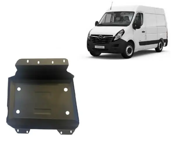 Pohjapanssari Opel Movano (2022➟), polttoainetankki, terästä 🙂 Ilmainen Palautus