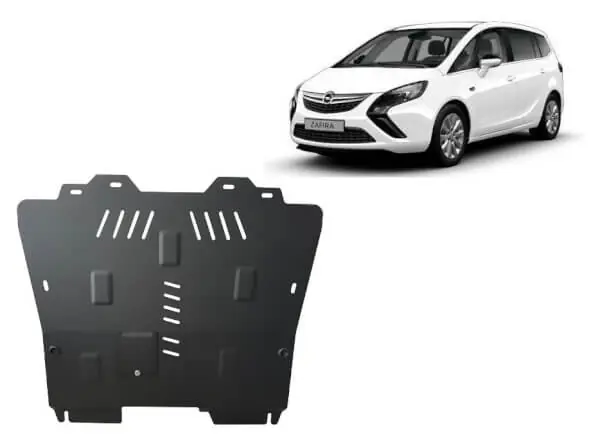 Pohjapanssari Opel Zafira (2011-2020), moottori, vaihdelaatikko, jäähdytin, terästä 🙂 Uusi Kokoelma