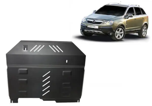 Pohjapanssari Opel Antara (2006-2010), moottori, vaihdelaatikko, jäähdytin, terästä 🙂 Vain Tänään