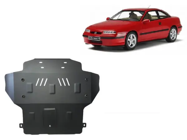 Pohjapanssari Opel Calibra (1990-1997), moottori, vaihdelaatikko, terästä 🙂 Halpa