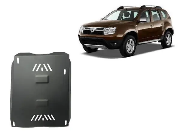 Pohjapanssari Dacia Duster (2010-2017), polttoainetankki, terästä 🙂 Korkea Laatu
