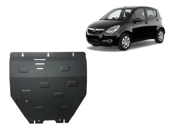 Korkea Laatu Pohjapanssari Opel Agila (2007-2014), moottori, vaihdelaatikko, terästä 🙂