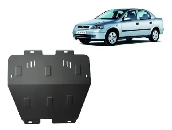 Rajoitettu Tarjous Pohjapanssari Opel Astra (1997-2004), moottori, vaihdelaatikko, jäähdytin, terästä 🙂