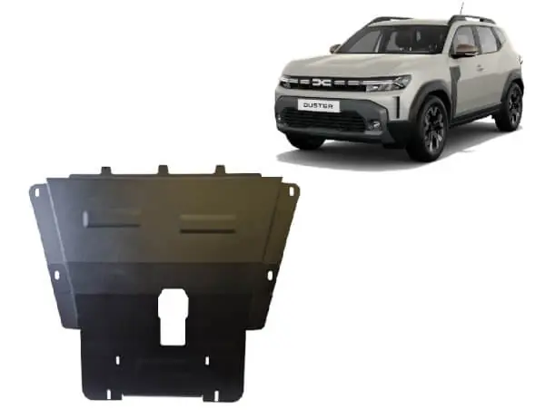 Pohjapanssari Dacia Duster (2024➟), moottori, vaihdelaatikko, terästä 🙂 Osta Verkossa