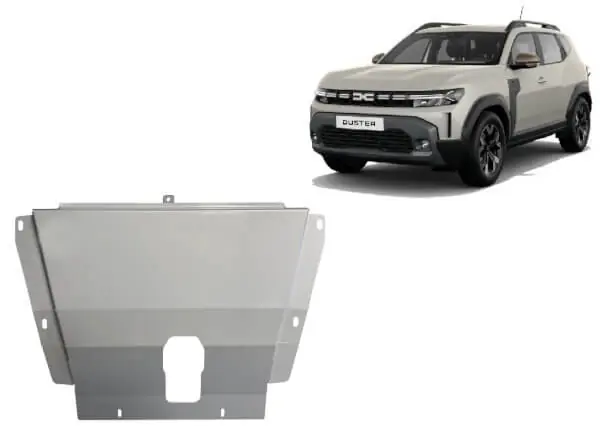Uusi Malli Pohjapanssari Dacia Duster (2024➟), moottori, vaihdelaatikko, alumiinia 🙂