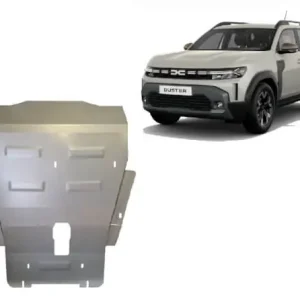 Aito Pohjapanssari Dacia Duster (2024➟), moottori, vaihdelaatikko, jäähdytin, etupuskuri, terästä 🙂