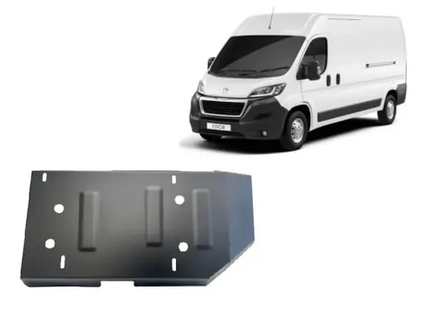 Pohjapanssari Peugeot Boxer (2016➟), AdBlue tankki, terästä 🙂 Rajoitettu Tarjous