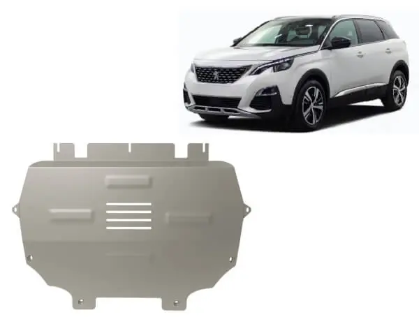Pohjapanssari Peugeot 5008 (2017➟), moottori, vaihdelaatikko, jäähdytin, etupuskuri, alumiinia 🙂 Tarjoushinta