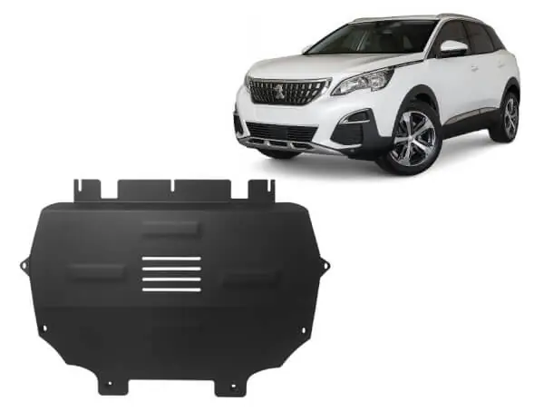 Viimeinen Mahdollisuus Pohjapanssari Peugeot 3008 (2017➟), moottori, vaihdelaatikko, jäähdytin, terästä 🙂
