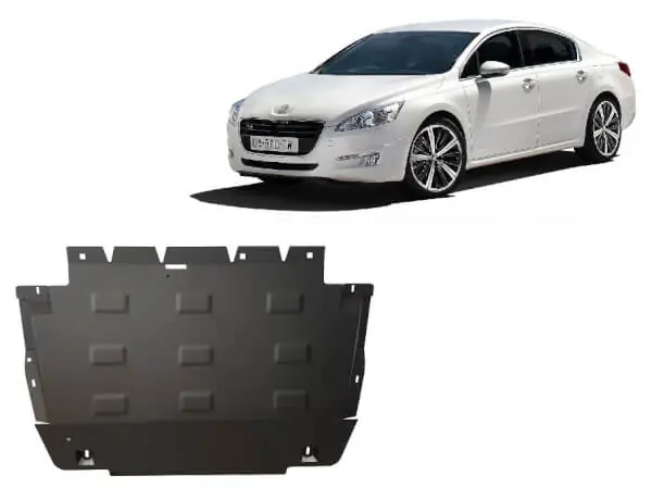 Pohjapanssari Peugeot 508 (2010-2018), moottori, vaihdelaatikko, jäähdytin, terästä 🙂 Loppuunmyynti