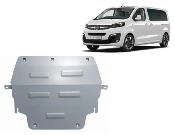 Pohjapanssari Opel Zafira (2019➟), moottori, vaihdelaatikko, jäähdytin, alumiinia 🙂 Korkea Laatu