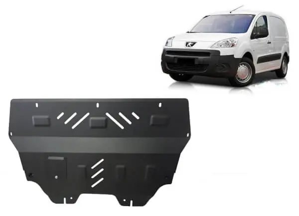 Pohjapanssari Peugeot Partner (2008-2020), moottori, vaihdelaatikko, terästä 🙂 Halpa