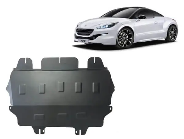 Pohjapanssari Peugeot RCZ (2009-2015), moottori, vaihdelaatikko, jäähdytin, etupuskuri, terästä 🙂 Alennettu Hinta