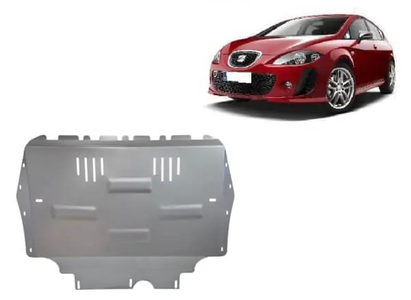 Superhinta Pohjapanssari Seat Leon (2004-2012), moottori, vaihdelaatikko, jäähdytin, alumiinia 🙂