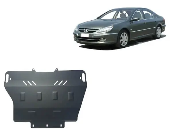 Pohjapanssari Peugeot 607 (2001-2010), moottori, vaihdelaatikko, terästä 🙂 Poisto
