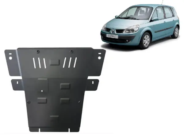 Uusi Malli Pohjapanssari Renault Scenic (2004-2008), moottori, vaihdelaatikko, jäähdytin, terästä 🙂