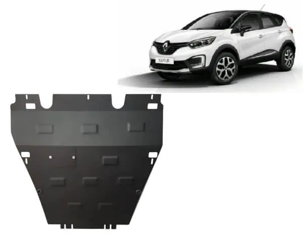 Pohjapanssari Renault Captur (2013-2019), moottori, vaihdelaatikko, terästä 🙂 Rajoitettu Tarjous