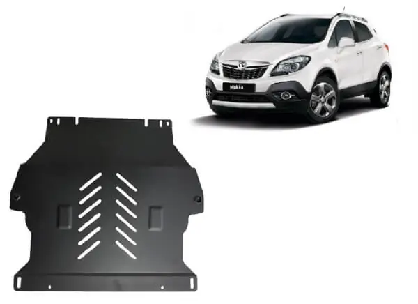 Pohjapanssari Opel Mokka (2012-2019), moottori, vaihdelaatikko, terästä 🙂 Edullinen Hinta