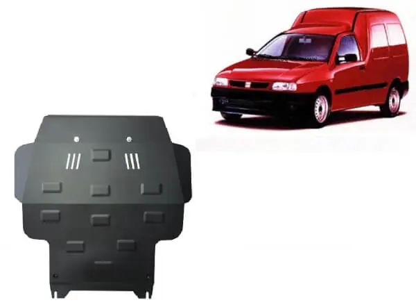 Pohjapanssari Seat Inca (1995-2002), moottori, vaihdelaatikko, jäähdytin, etupuskuri, terästä 🙂 Viikonlopputarjous