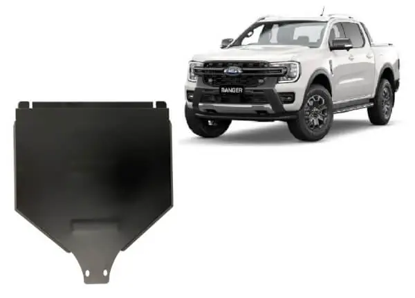 Pohjapanssari Ford Ranger manuaali (2023➟), vaihdelaatikko, terästä 🙂 Ajankohtainen
