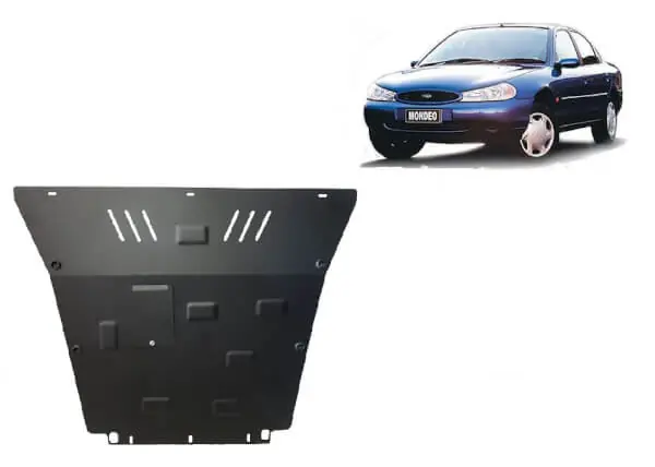 Pohjapanssari Ford Mondeo (1993-2000), moottori, vaihdelaatikko, jäähdytin, etupuskuri, terästä 🙂 Poisto